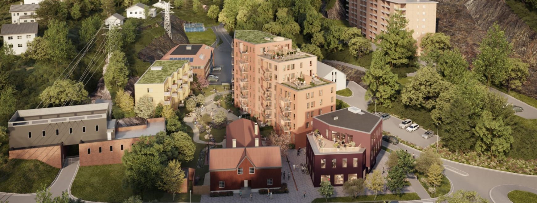 Løxatorget, Sandvika