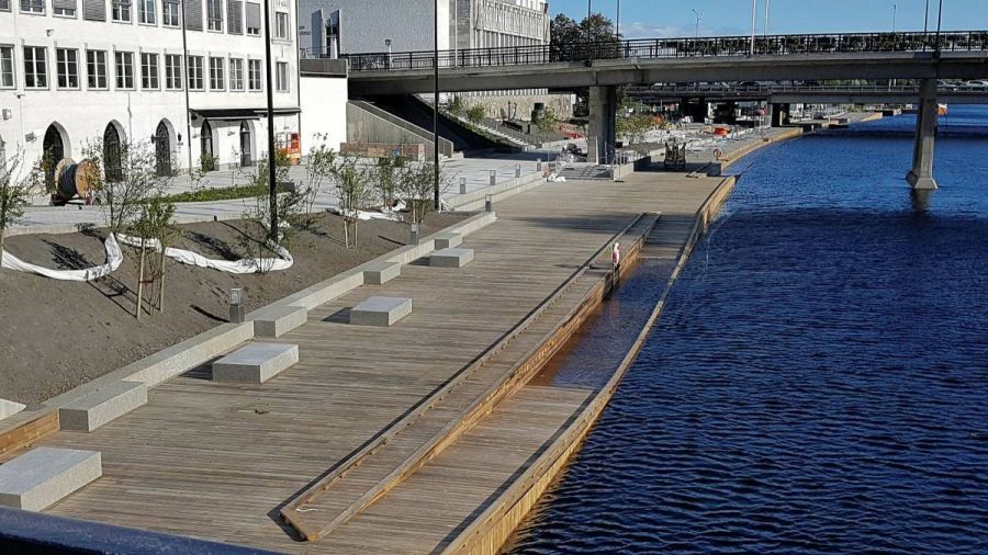 Sandvika elvepromenade